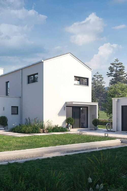 Modernes Einfamilienhaus mit Bauhaus-Charme von MKM Traumhäuser