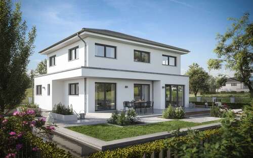 Stadtvilla mit modernen Stilelementen 1