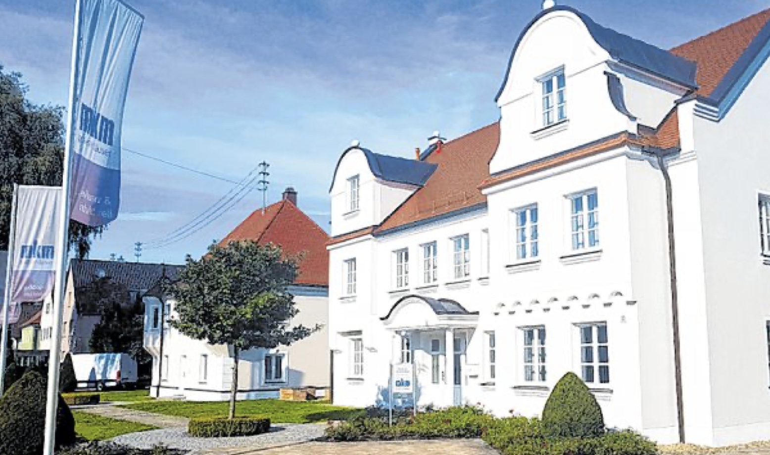 Der mkm Firmensitz in der Herzog-Philipp-Ludwig-Straße in Höchstädt